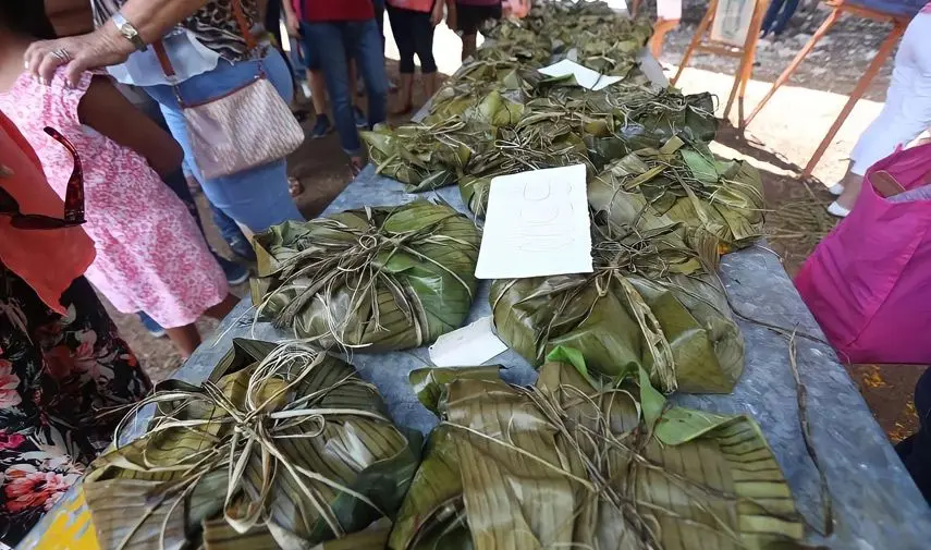 Fotografía de tamales tradicionales de Mérida
